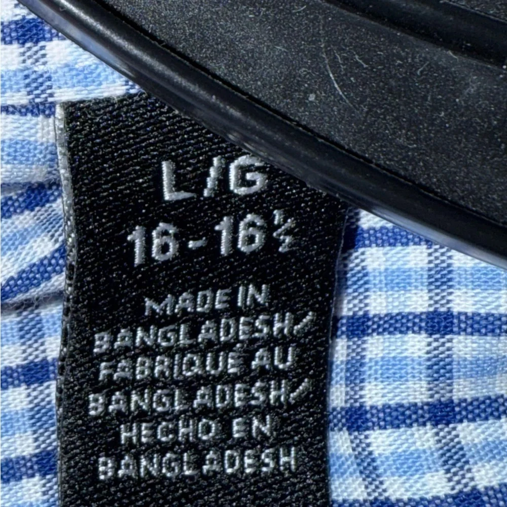 Van Heusen Blue Gingham Men's Shirt